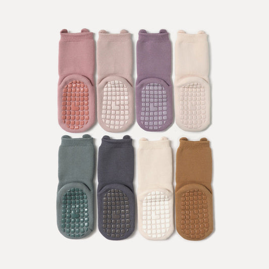 baby non slip grip ankle socks for early walkers
