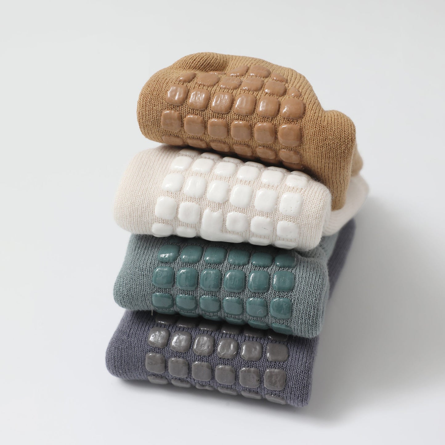 Assorted pack of toddler grip socks for daily wear