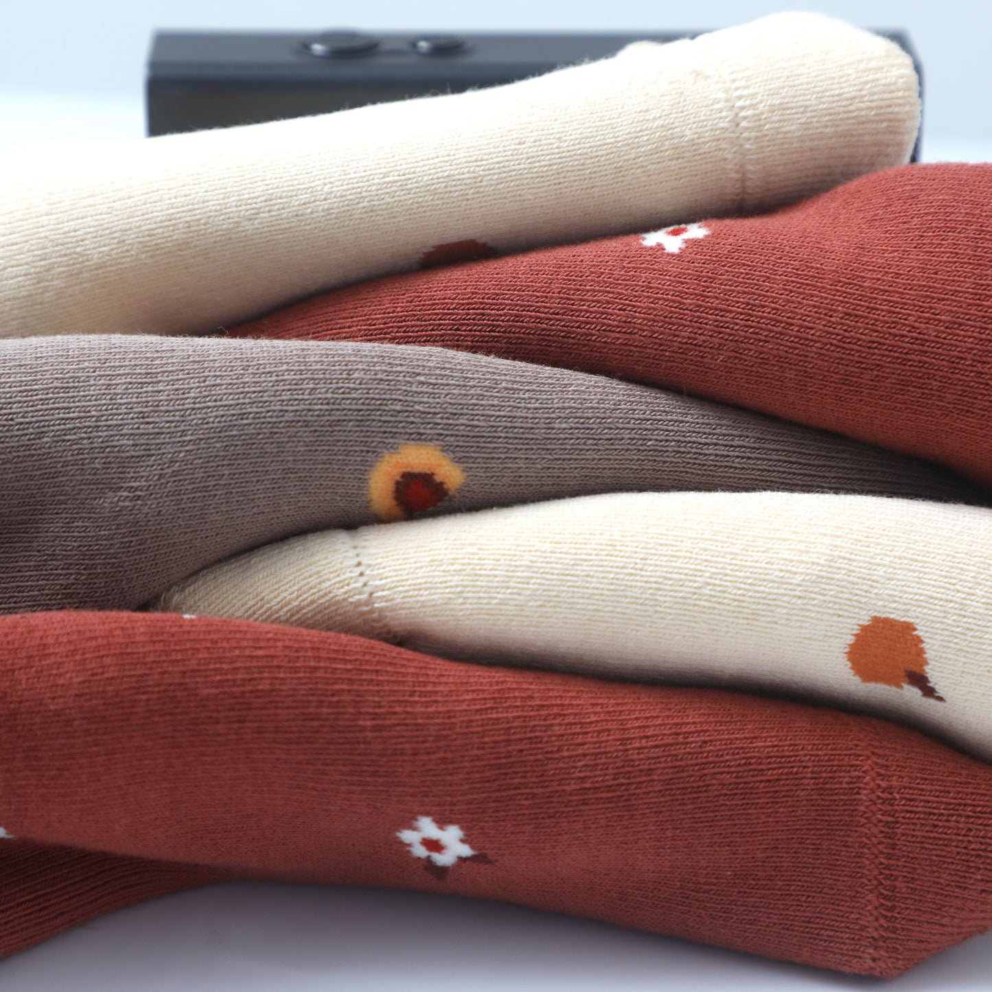 Cozy Winter - Extra Warm - 3 Pairs of Stay-On Baby & Toddler Non-Slip Socks