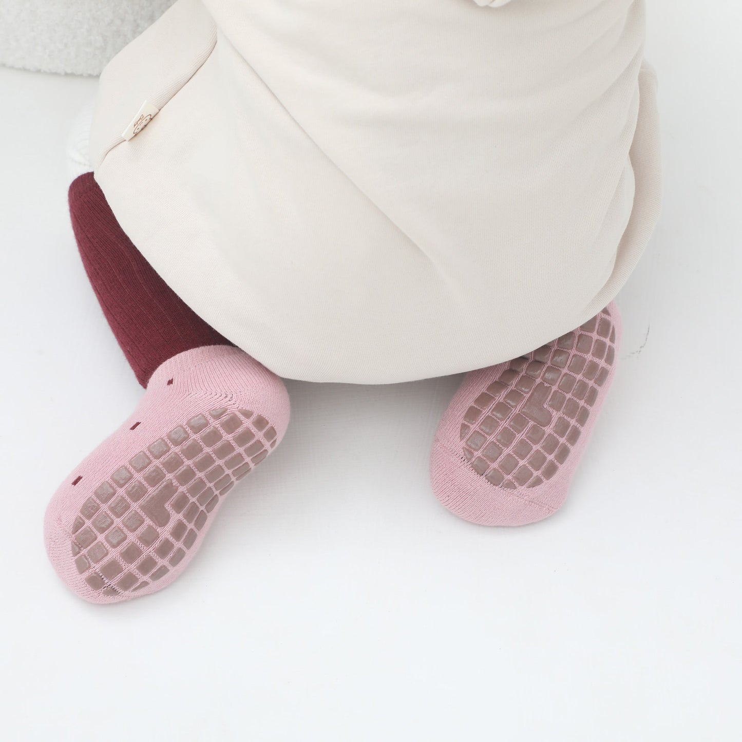 Warm Paws - 4 Pares de calcetines antideslizantes para bebés y niños pequeños