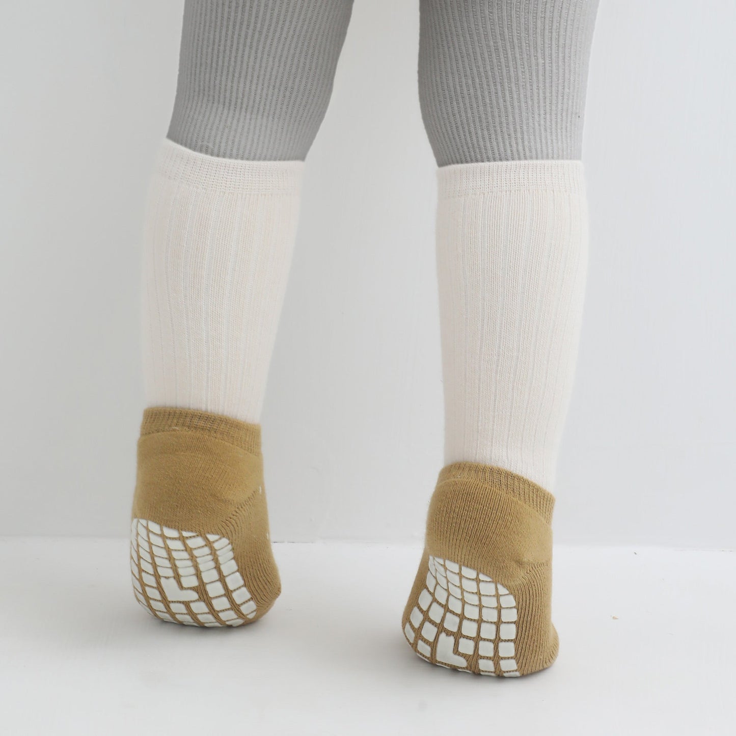Warm Paws - 4 Pares de calcetines antideslizantes para bebés y niños pequeños