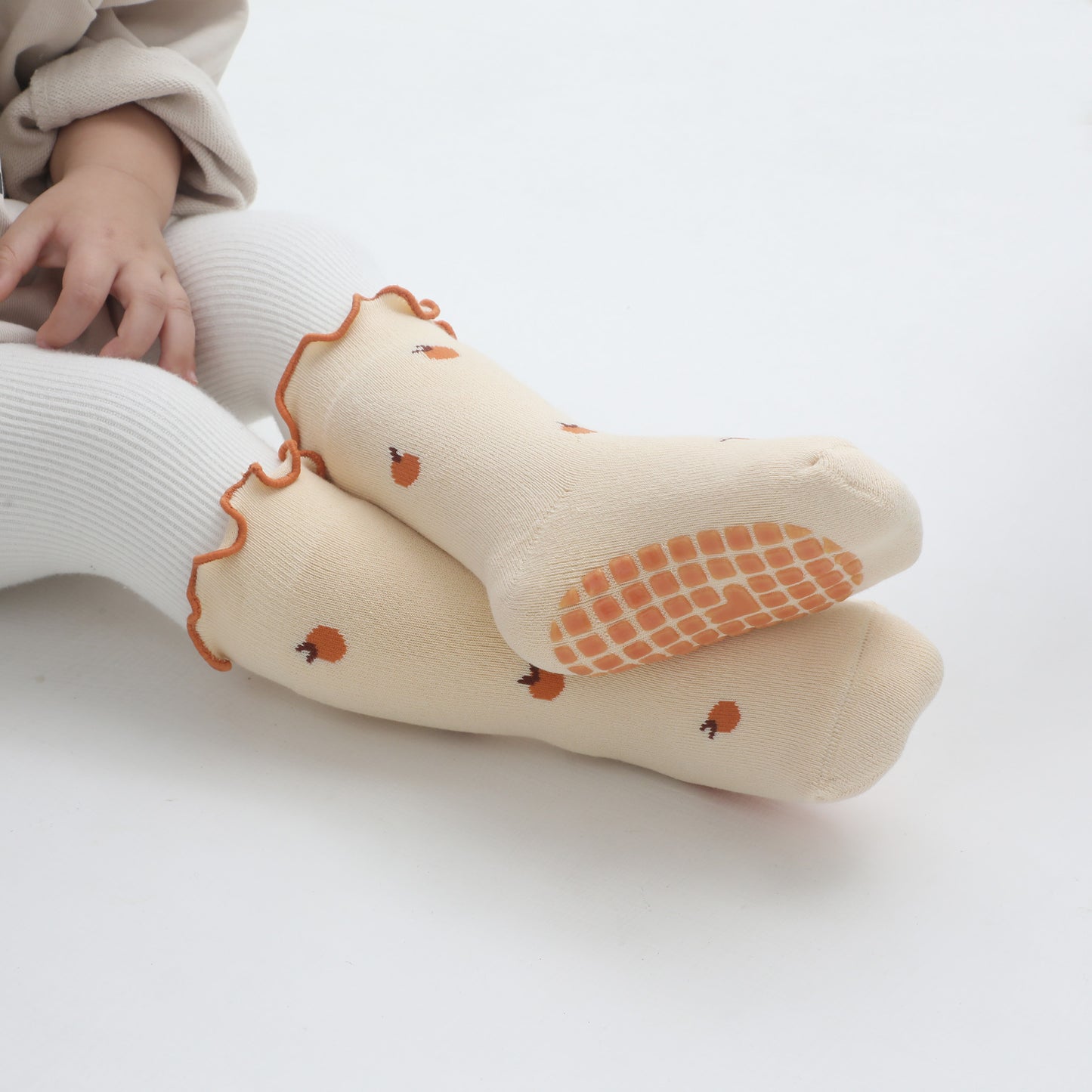 Cozy Winter - Extra Warm - 3 Pairs of Stay-On Baby & Toddler Non-Slip Socks