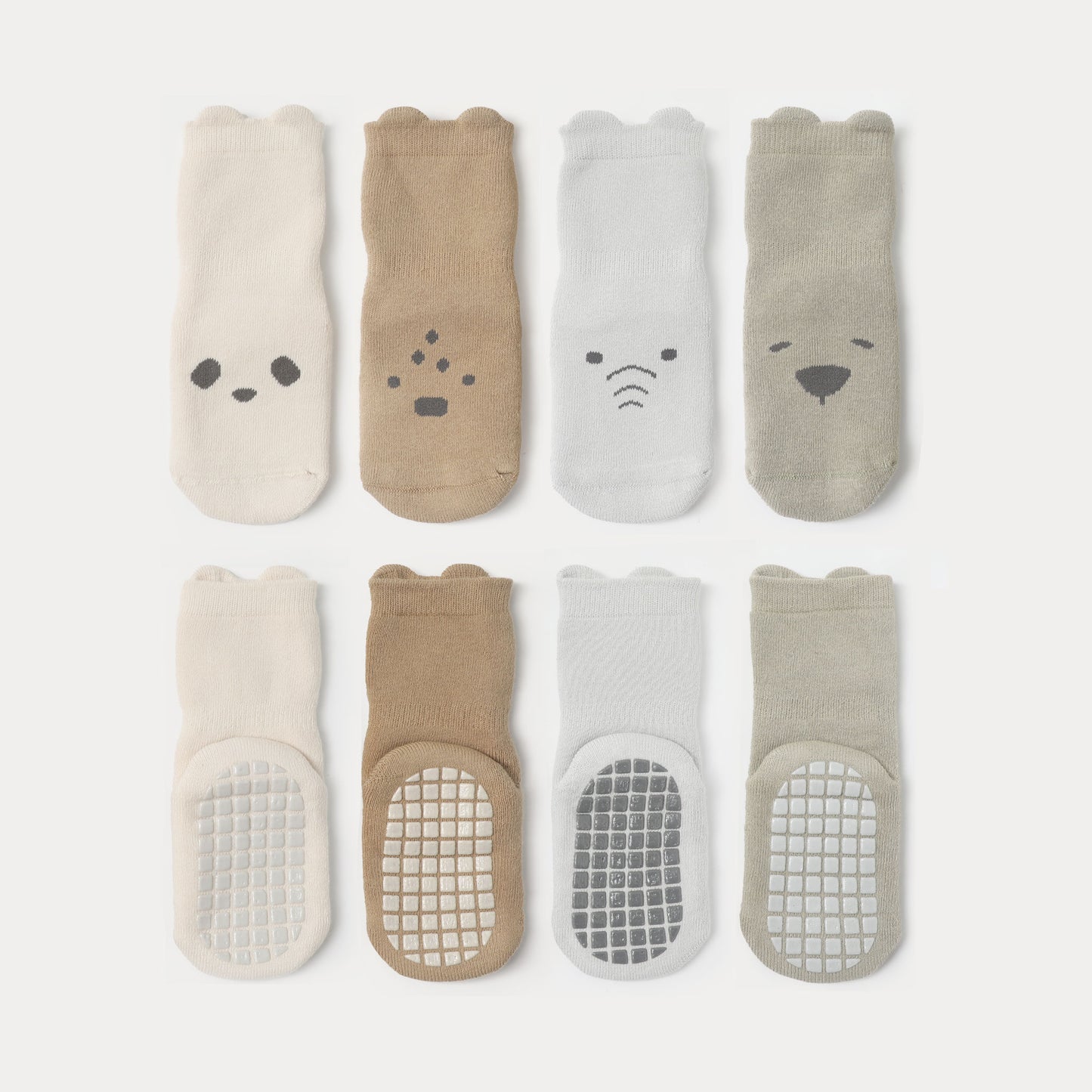Into The Wild II- Extra Warm- 4 pares de calcetines no deslizantes para bebés y niños pequeños