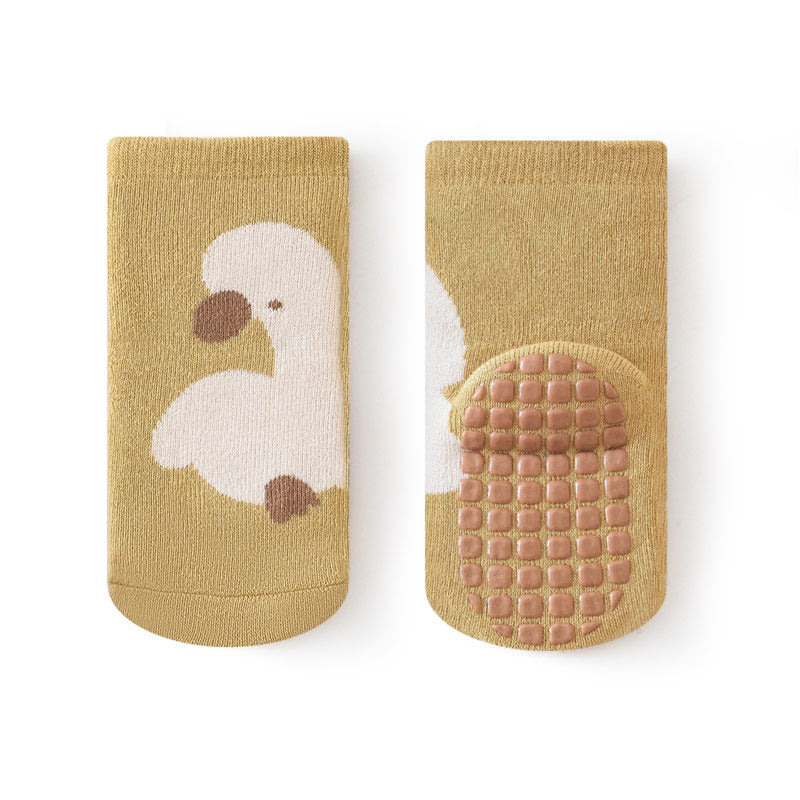 Who Am I - Extra Cálidos - 4 Pares de calcetines no deslizantes para bebés y niños pequeños