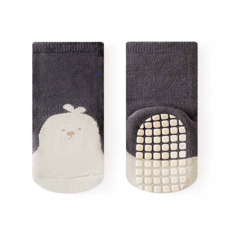 Who Am I - Extra Cálidos - 4 Pares de calcetines no deslizantes para bebés y niños pequeños
