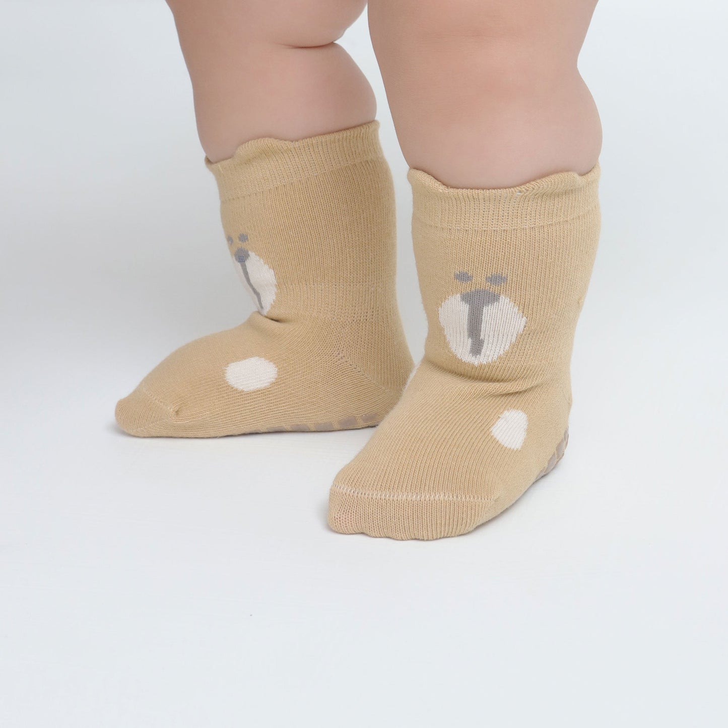 Nuevos - Bears & Ducks - 4 Pares de calcetines antideslizantes para bebés y niños pequeños