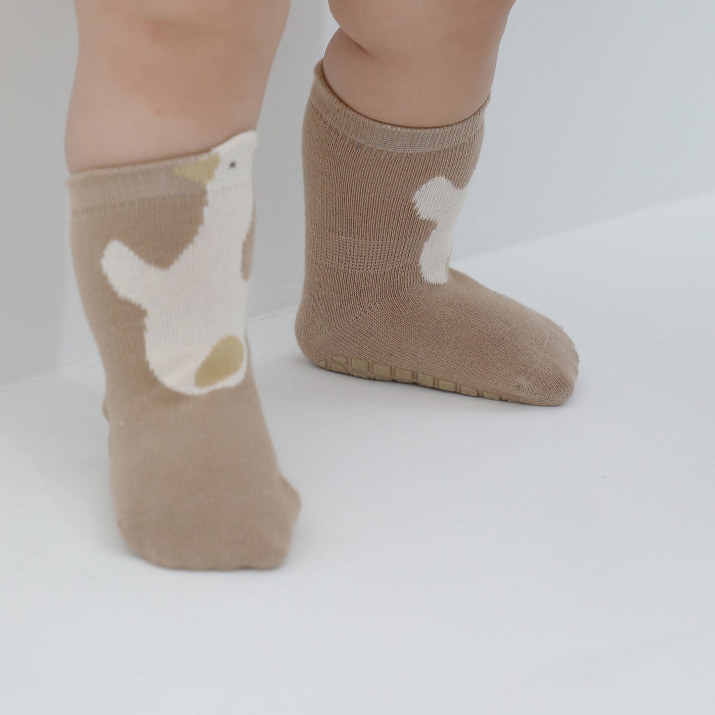 Nuevos - Bears & Ducks - 4 Pares de calcetines antideslizantes para bebés y niños pequeños