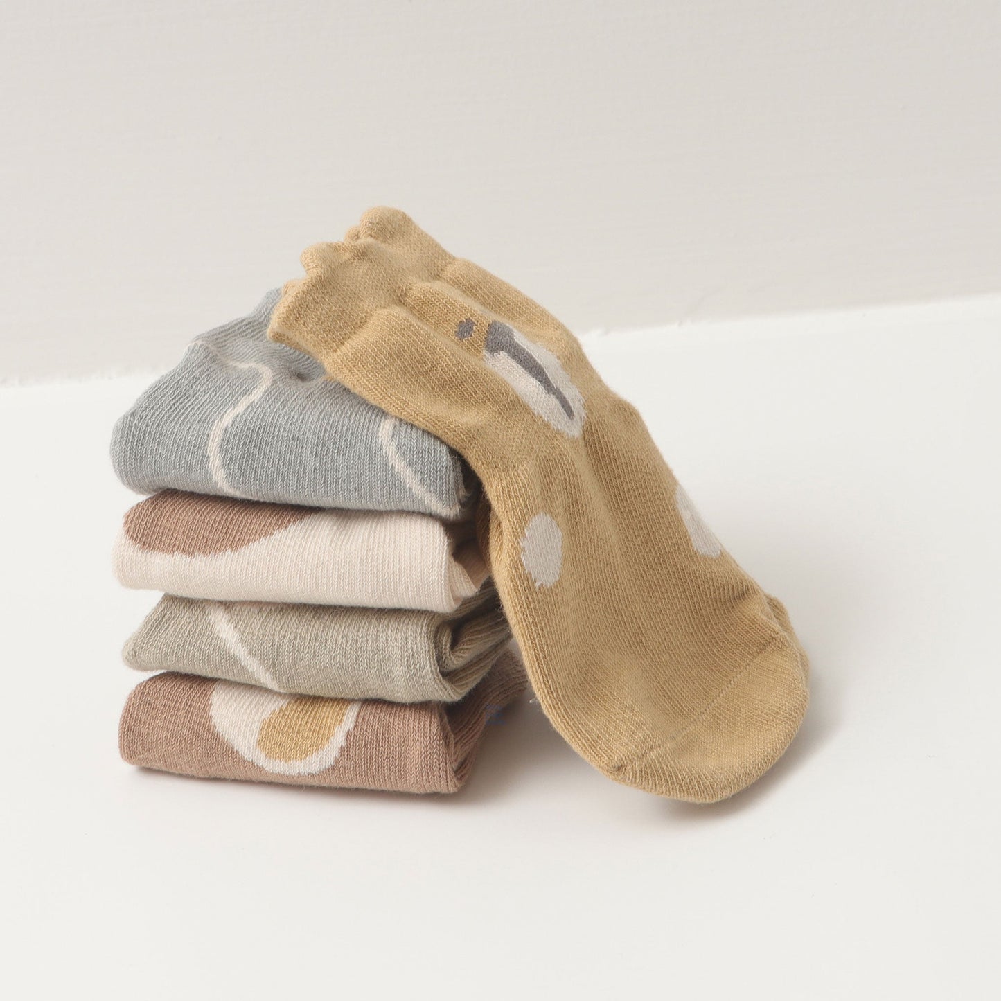 Nuevos - Bears & Ducks - 4 Pares de calcetines antideslizantes para bebés y niños pequeños