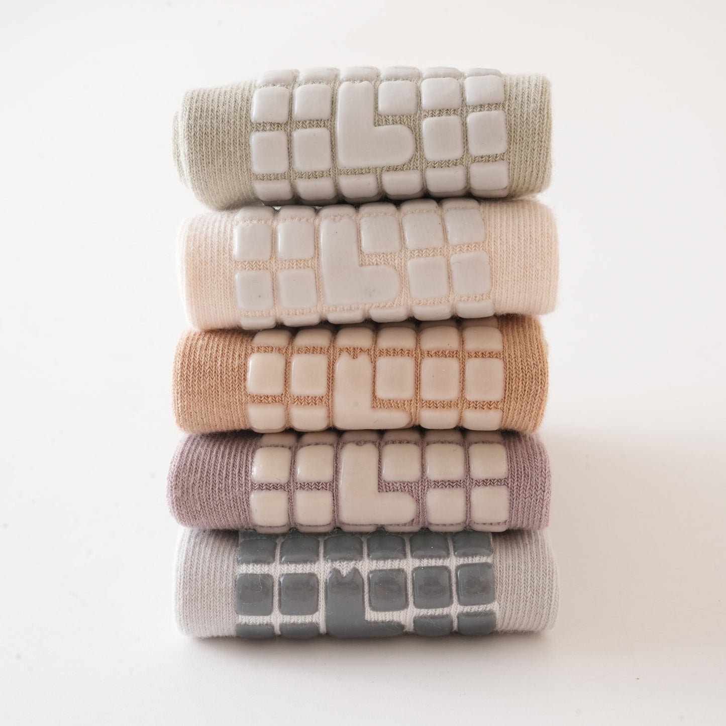 Into The Wild II - 4 Pairs of Stay-On Baby & Toddler Non-Slip Socks