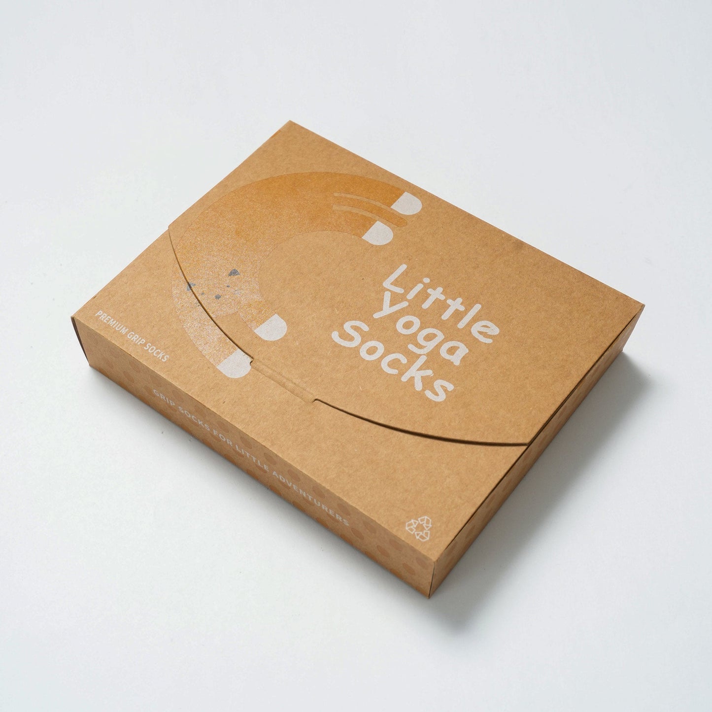 New- Organic Cotton Socks- Beige & Brown- 4 Pairs of Stay-On Baby & Toddler Non-Slip Socks