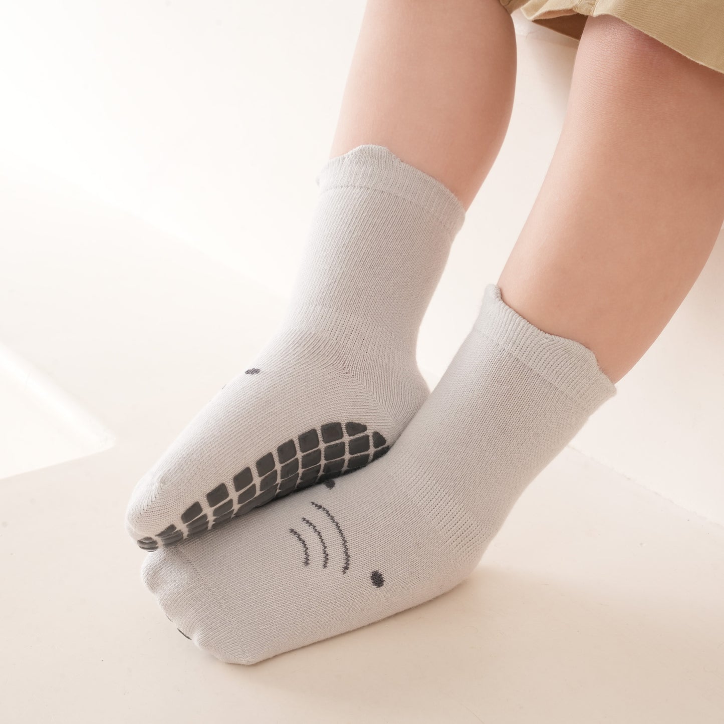 Into The Wild II - 4 Pairs of Stay-On Baby & Toddler Non-Slip Socks
