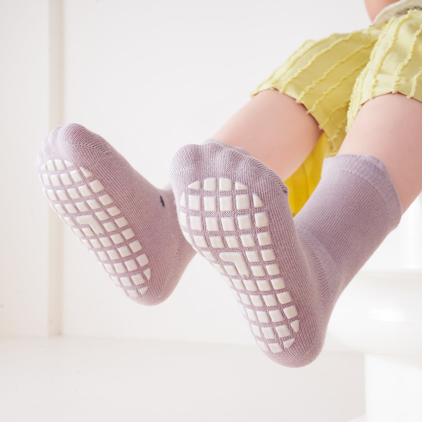 Into The Wild II - 4 Pairs of Stay-On Baby & Toddler Non-Slip Socks